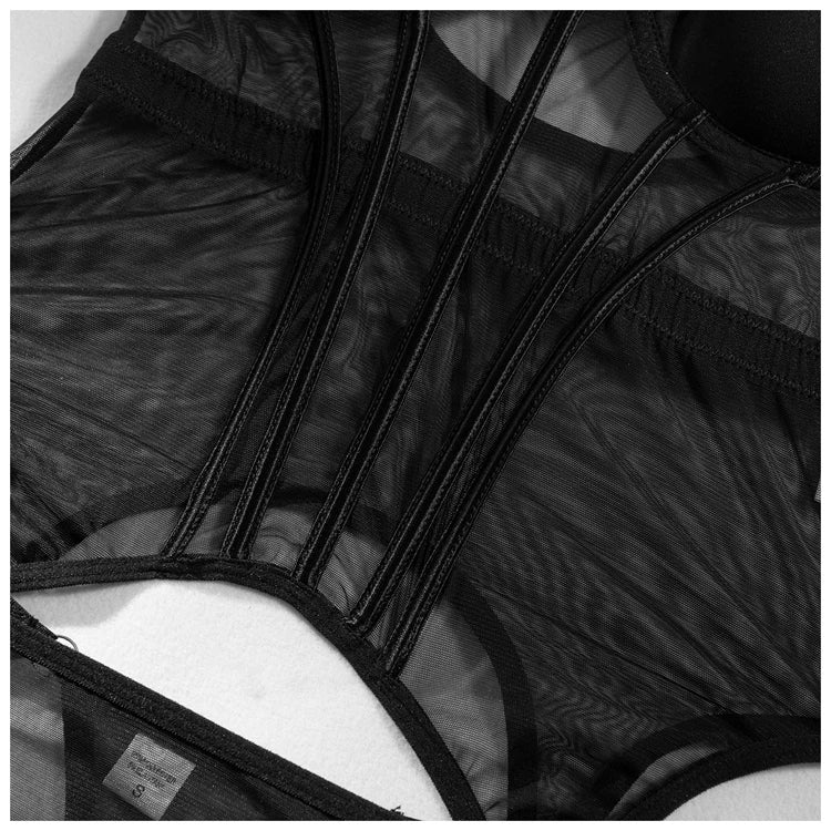 Corset Transparente c/Bojo Cinta-Liga