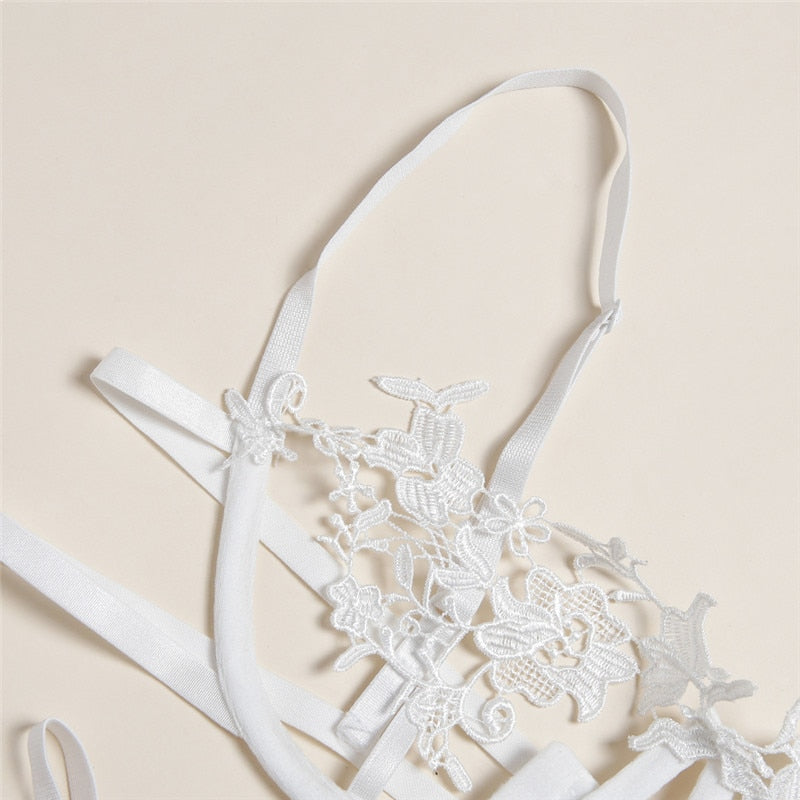 Conjunto Lingerie Vazado Erótico