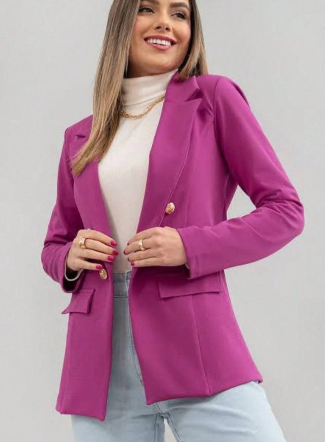 Blazer Alfaiataria Elegance Leve