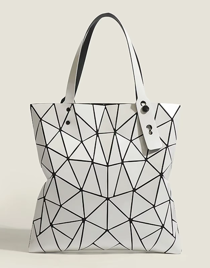 Bolsa Geométrica Holográfica de Ombro Issey Miyake