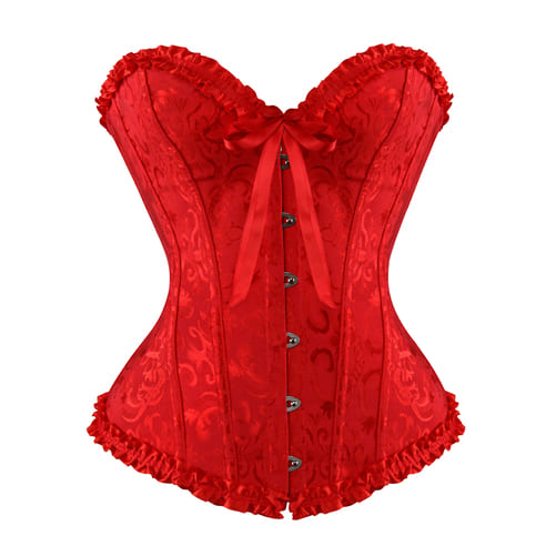 Corset de Cetim c/Renda
