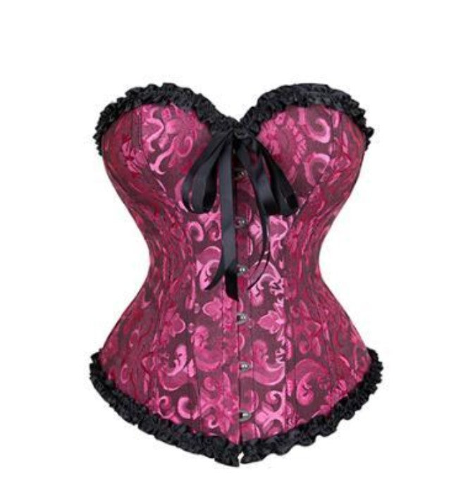 Corset de Cetim c/Renda