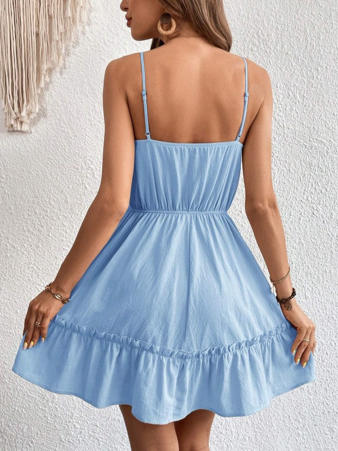Vestido Atenas Alcinha Renda na Cintura