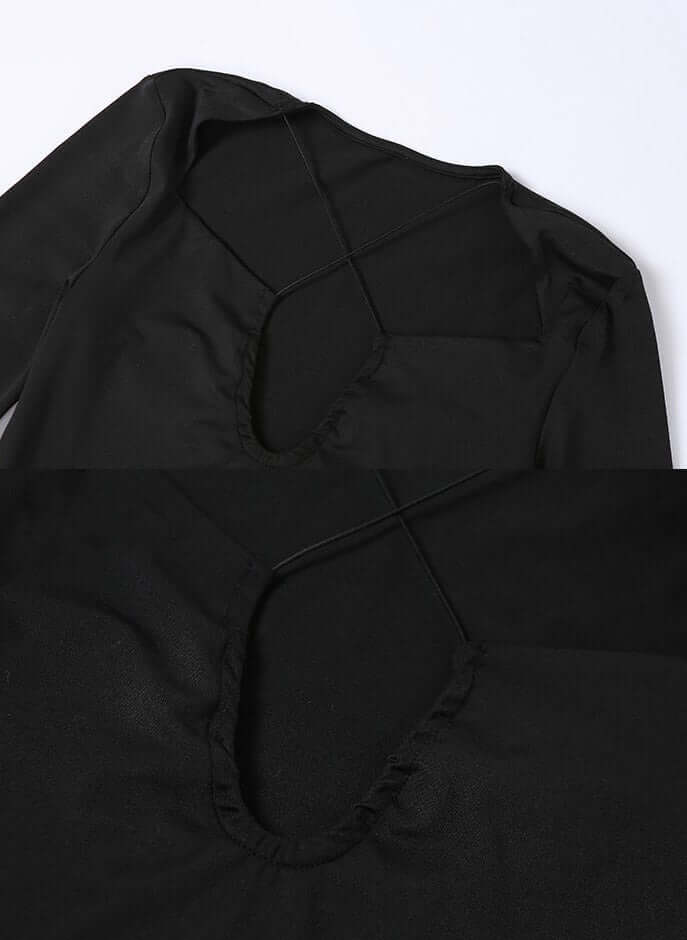 Vestido de Festa Decote Cruzado Midi Fenda