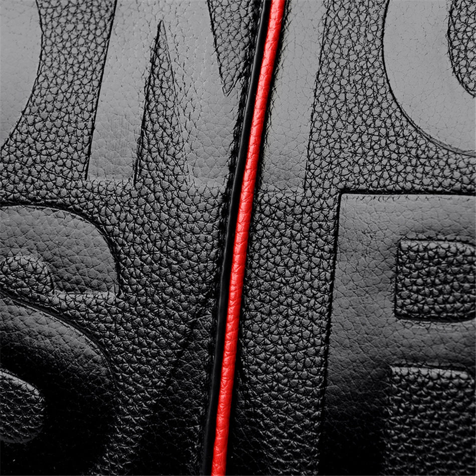 Bolsa Fashion Daishu Preta com Detalhes Couro