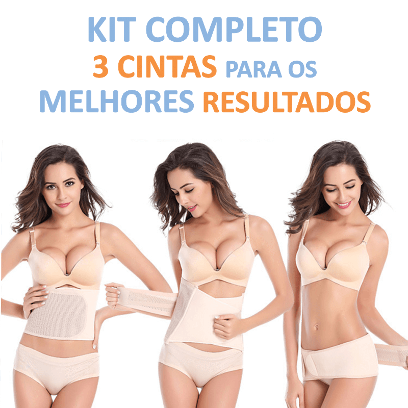 Cinta Modeladora Pós Parto + Gravidez 3 em 1