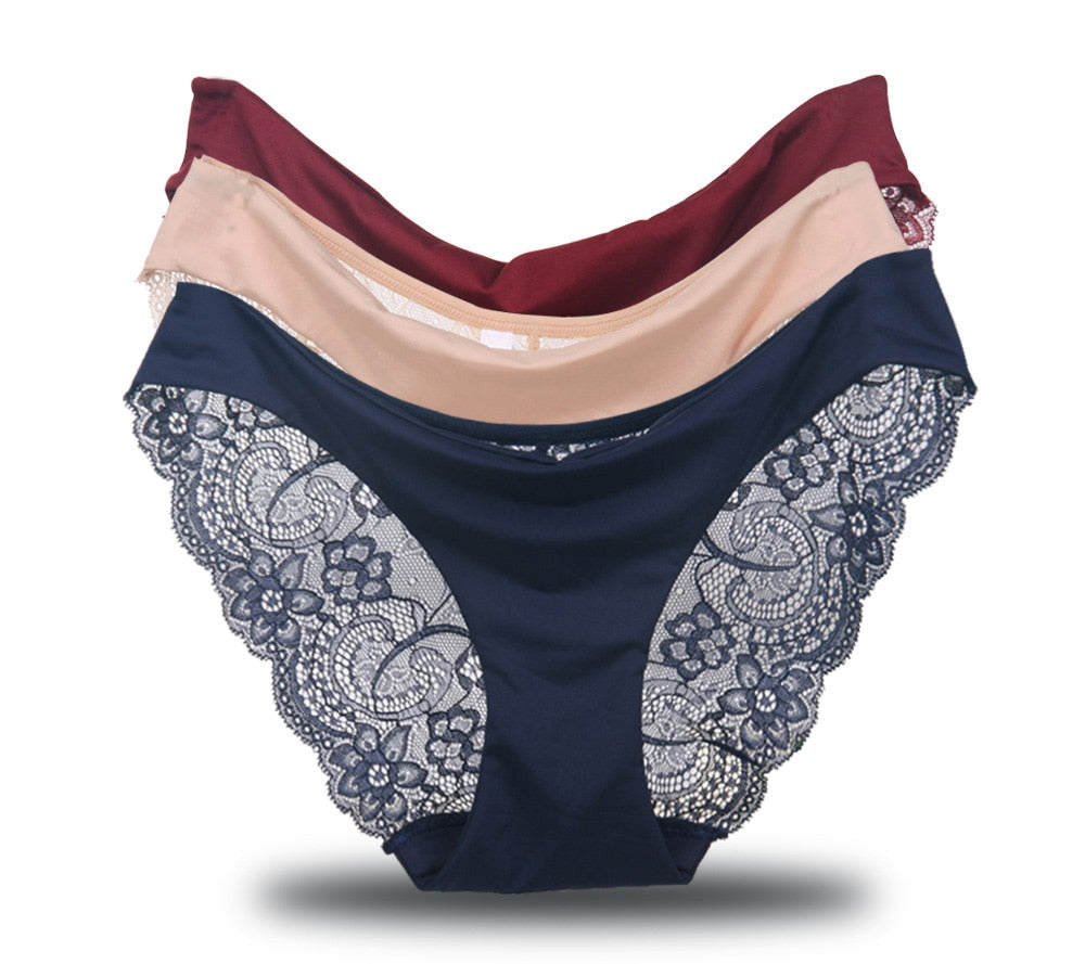 Kit 3 Calcinhas de Renda Comfy
