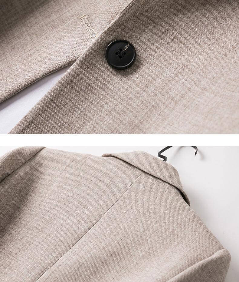 Blazer Longo Botão Manga Listrada - Loja Style Me