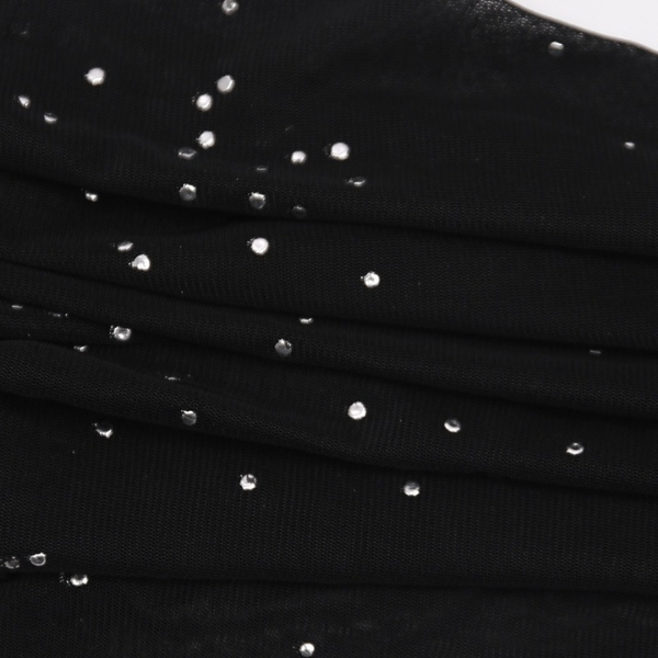 Calça de Tule Transparente Lurex Festival