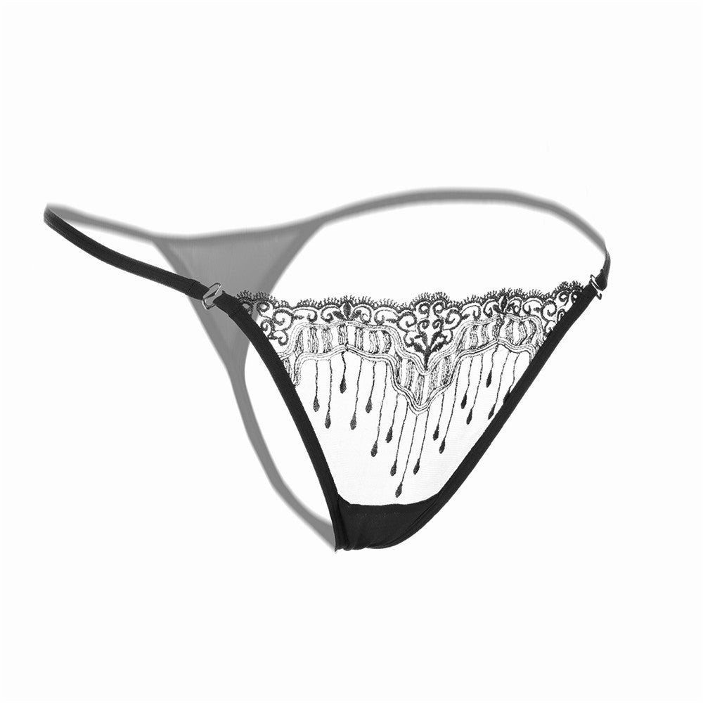 Calcinha de Renda Transparente sensual fio dental