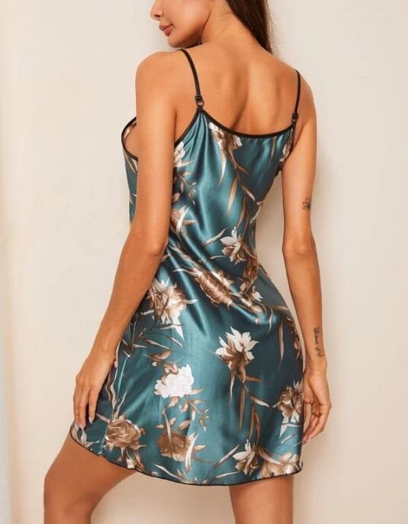 Camisola Azul Estampada Alcinha - Loja Style Me