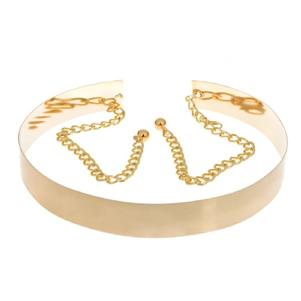 Cinto de Metal Dourado