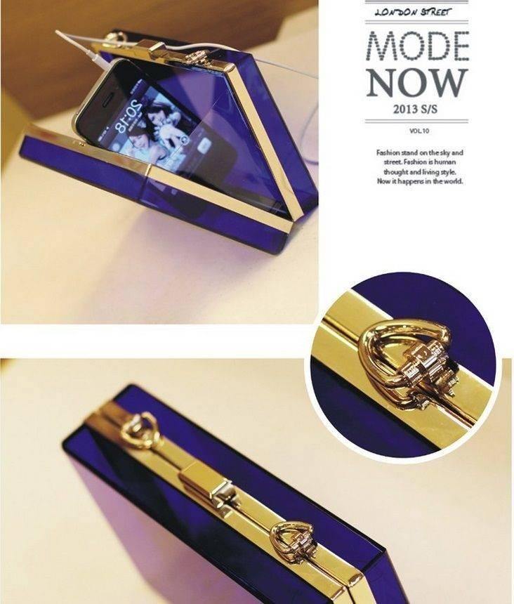 Bolsa Clutch de Acrílico Transparente