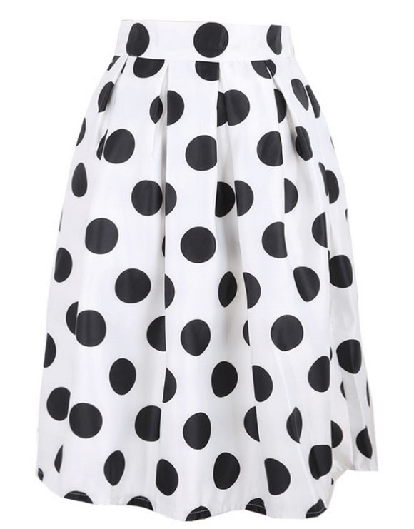 Saia de Bolinha Midi