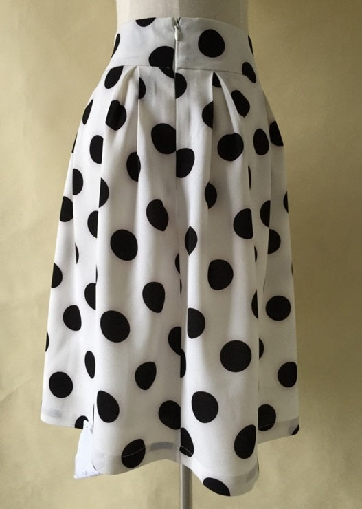 Saia de Bolinha Midi