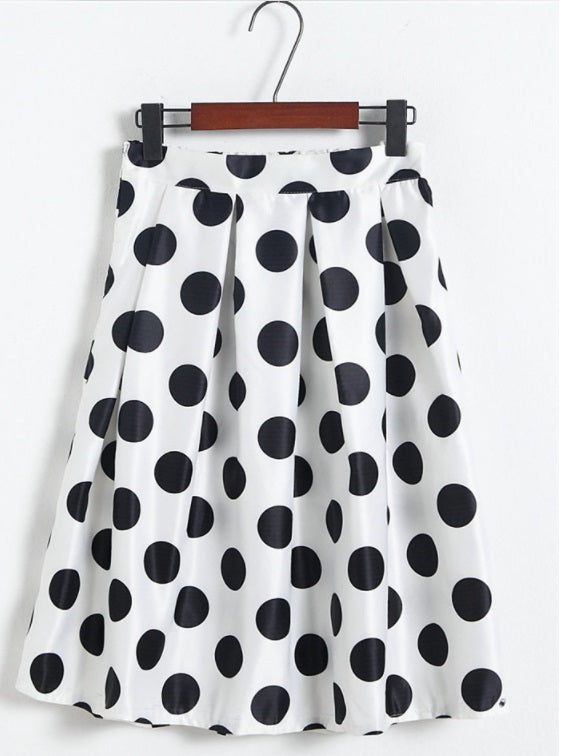 Saia de Bolinha Midi