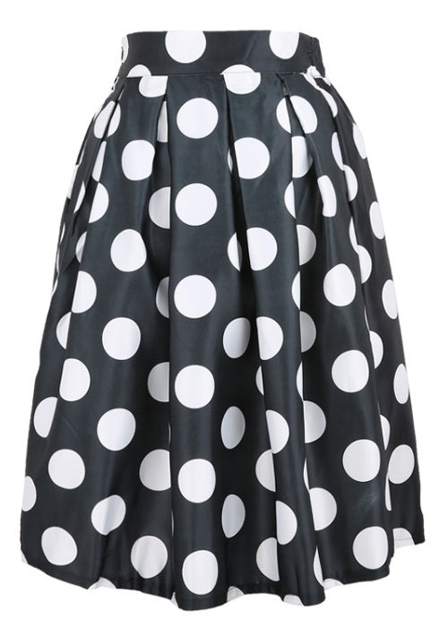 Saia de Bolinha Midi