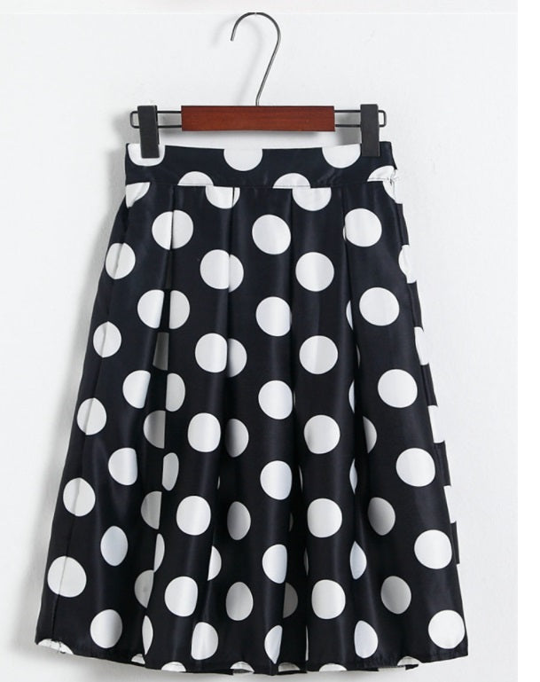 Saia de Bolinha Midi