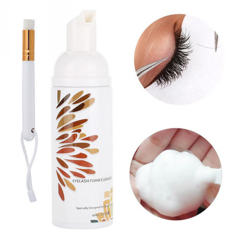 Shampoo-Mousse para Limpeza de Cílios Alongados