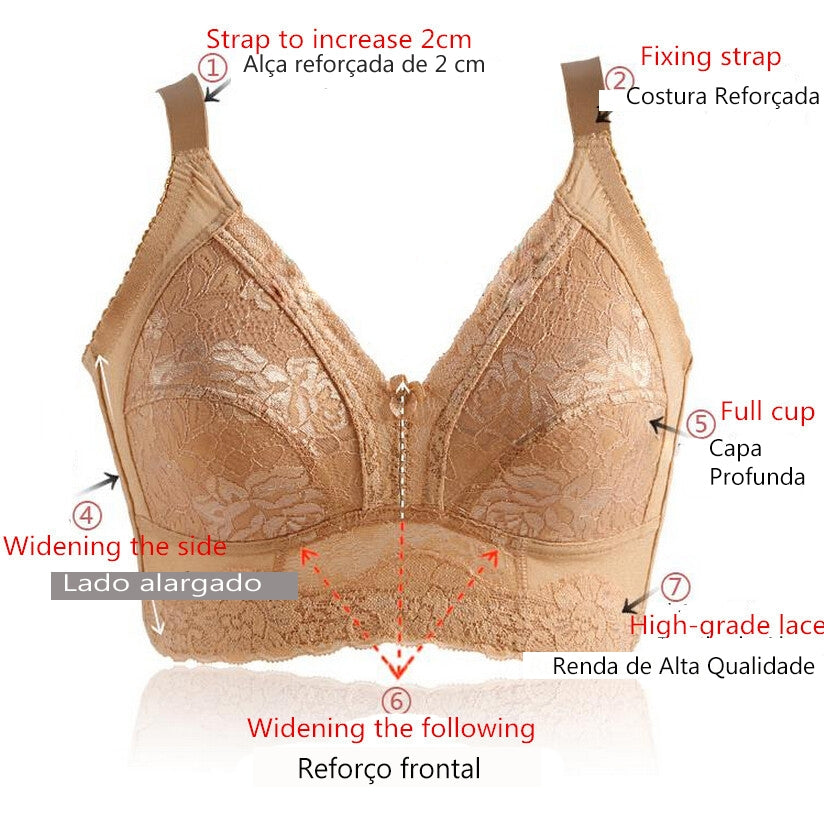 Sutiã Grandes Tamanhos Reforçado