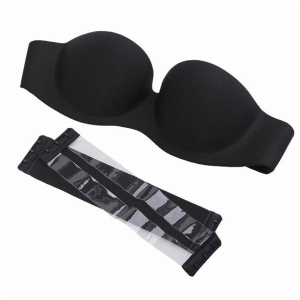 Sutiã Bustiê Costas Silicone Push Up