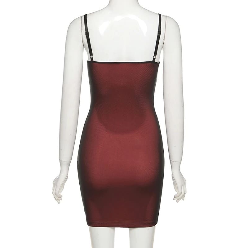 vestido curto de festa tubinho vermelho colado tecido duplo tule redinha sexy sensual fenda verão balada club alça fina moda gringa