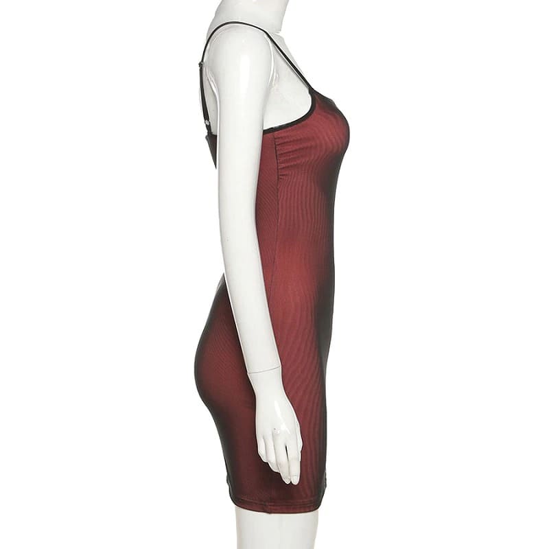 vestido curto de festa tubinho vermelho colado tecido duplo tule redinha sexy sensual fenda verão balada club alça fina moda gringa
