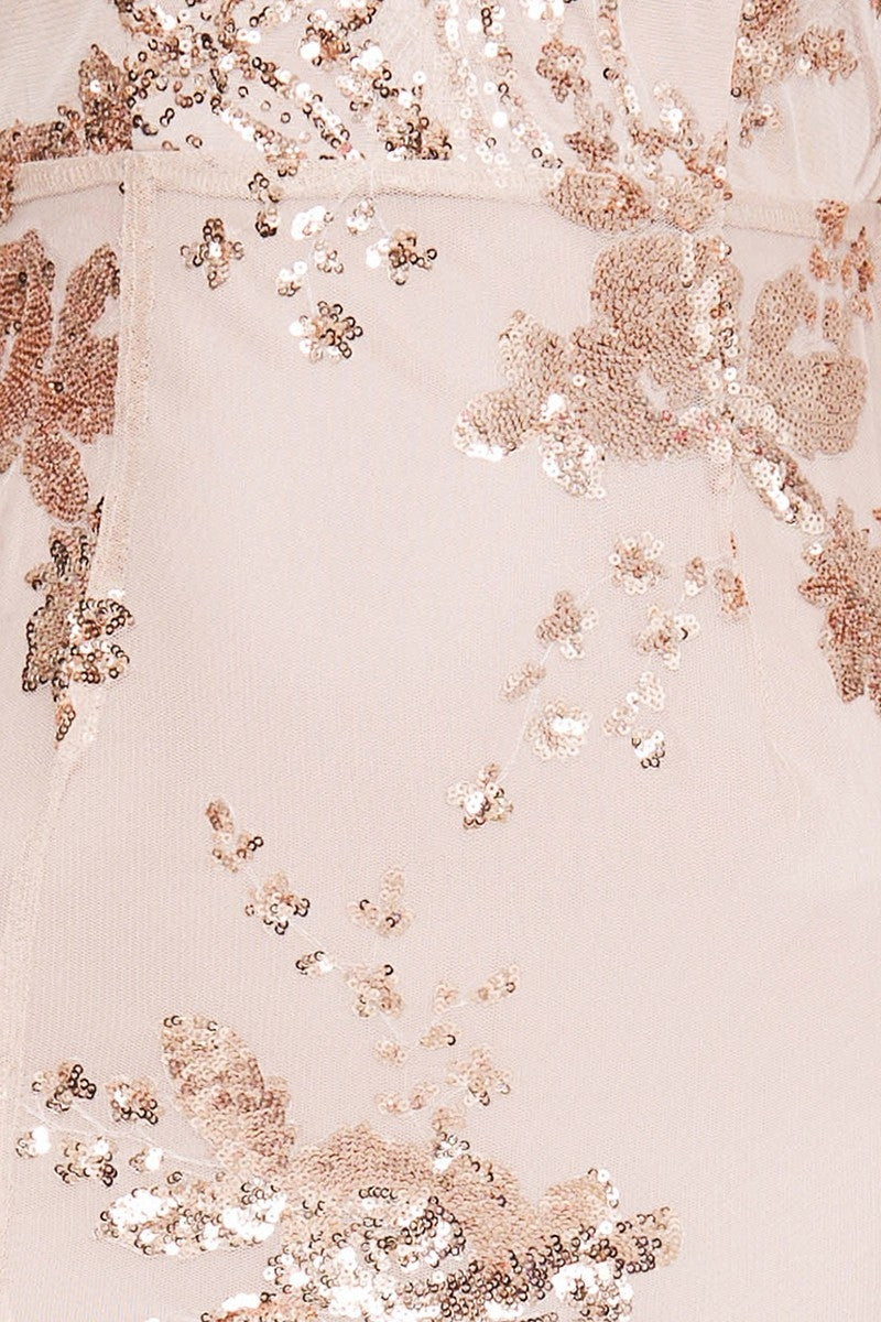 Vestido de Festa Longo Bordado c/ Paetês - Loja Style Me