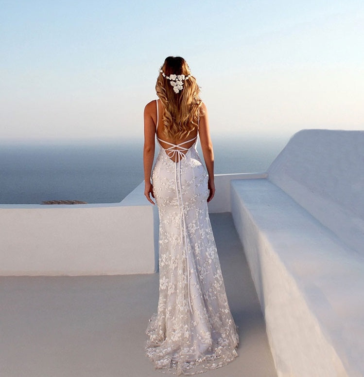 Vestido Longo Branco Casamento Noiva STYLEME