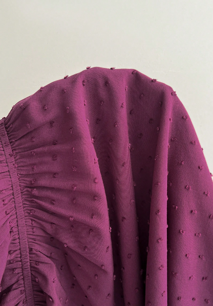 Bata Boho Manga Flare c/Renda Viscose