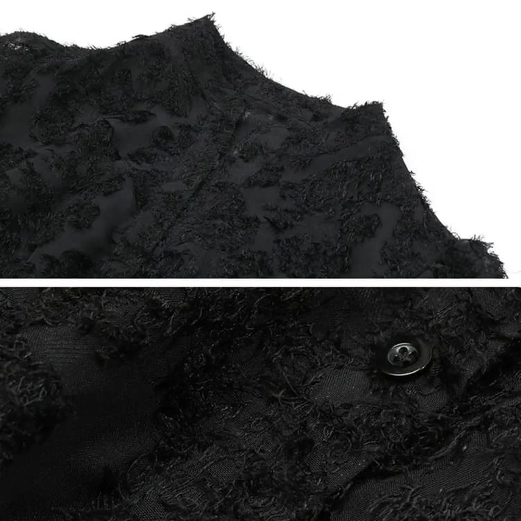 Vestido de Festa Bordado Manga Chemise