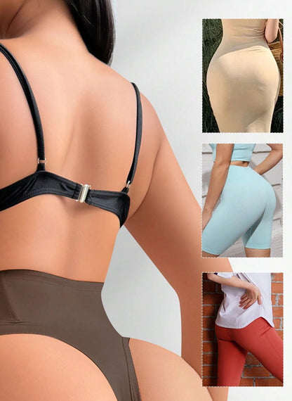 Bermuda Modeladora Cinta Efeito Ampulheta Empina Bumbum afina cintura marrom chocolate
