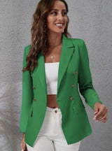 Blazer Alfaiataria Elegance Leve verde