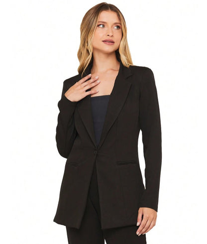 Blazer Elegance Alfaiataria Maxi Slim