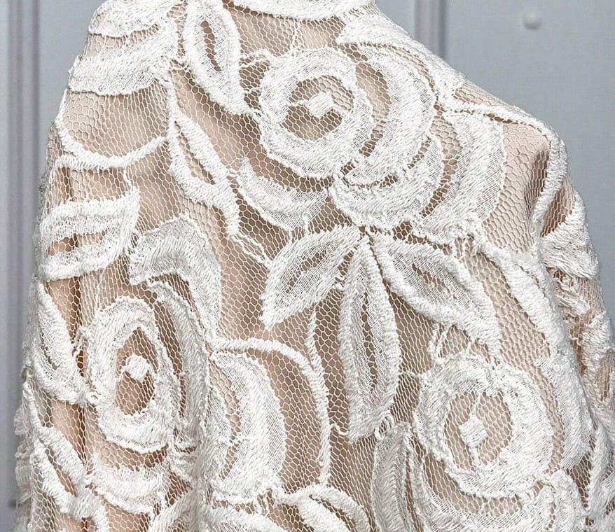 Vestido de Festa Longo Renda Branco Alcinha