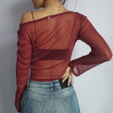 Cropped Vinho de Lurex