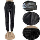Calça Jogger Couro Eco Cores