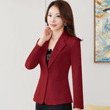 Blazer Basic Alfaiataria Crepe Slim | P - 3G