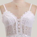 Vestido Longo Branco Rendas Bordado Alcinha