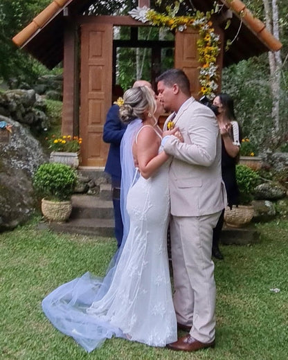 Vestido Longo Branco Casamento Noiva