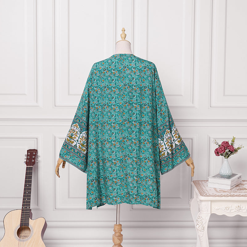 Kimonos Boho Estampados Viscose