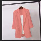 Blazer de Verão Candy Colors Manga 3/4