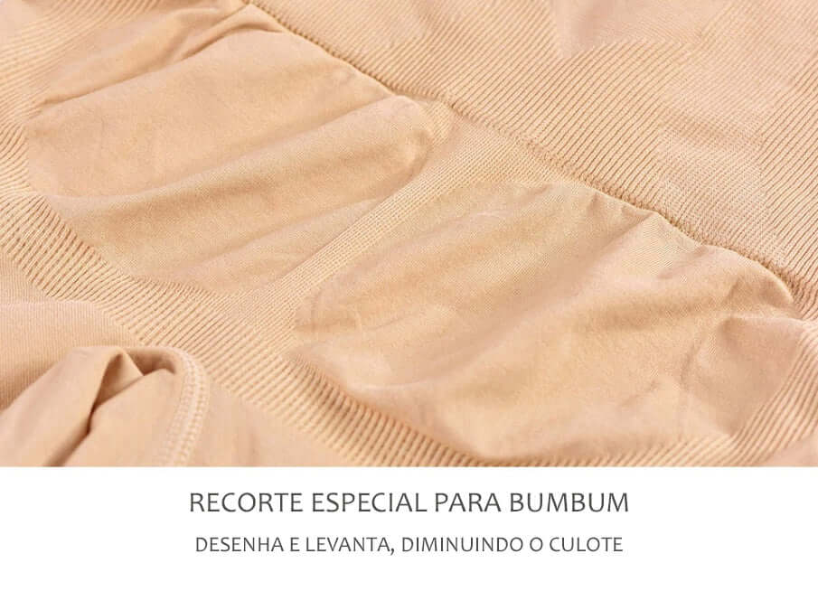 Cinta bermuda modeladora creme