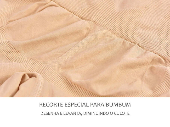 Cinta bermuda modeladora creme