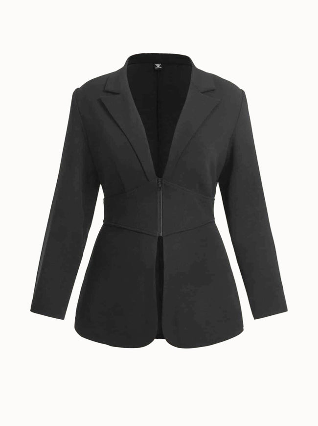 Blazer feminino acinturado plus sales size