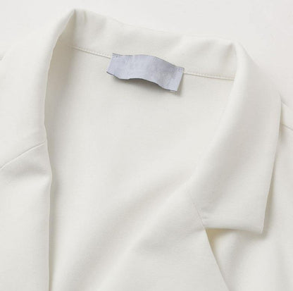 Blazer Vestido Branco Elegance c-Renda - Loja Style Me
