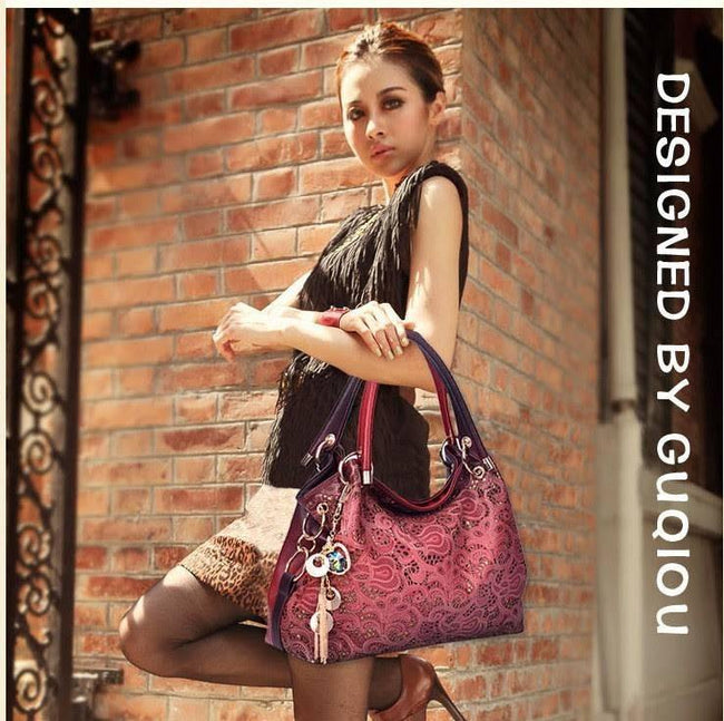 Bolsa de Ombro de Renda LO8632