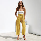 Calça Pantalona Algodão