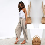 Calça Pantalona Algodão