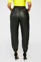 Calça Jogger Couro Eco Cores